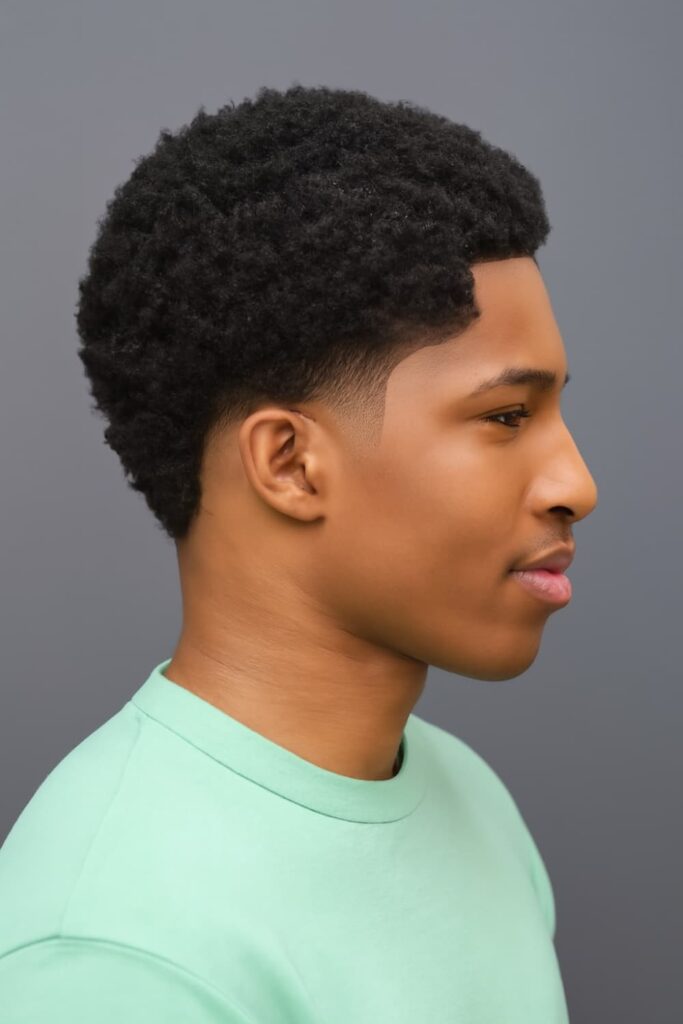 Afro Low Taper Fade