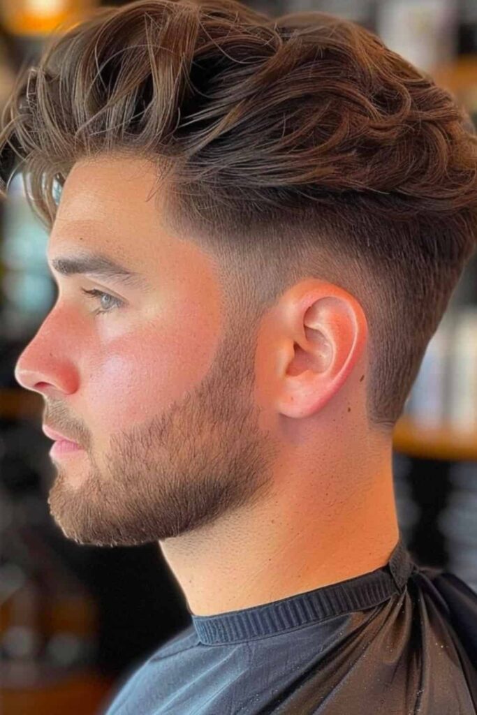 Blunt Low Taper Fringe with Highlights