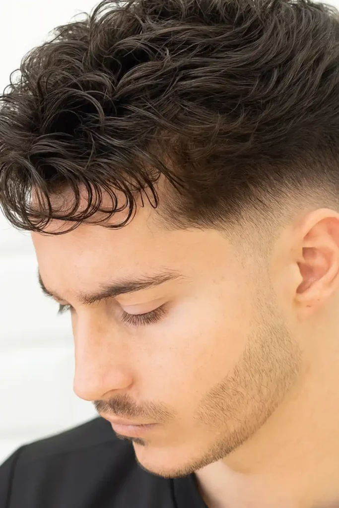 Low Taper Fade Curly Hair 3 Chillcoil Blunt Curl Taper