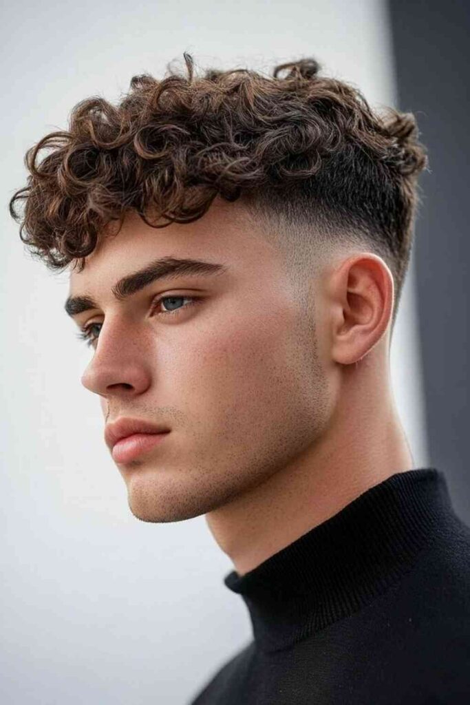Low Taper Fade Curly Hair 6 Crispfold Curl Taper