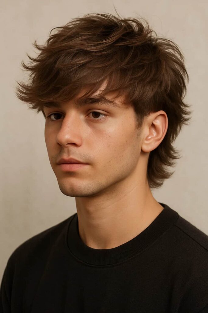 Feathered Fluffy Fringe & Neck Taper