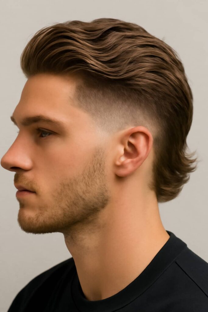 Long Hair Low Taper Fade Ideas 7 Flow Haircut with Low Taper