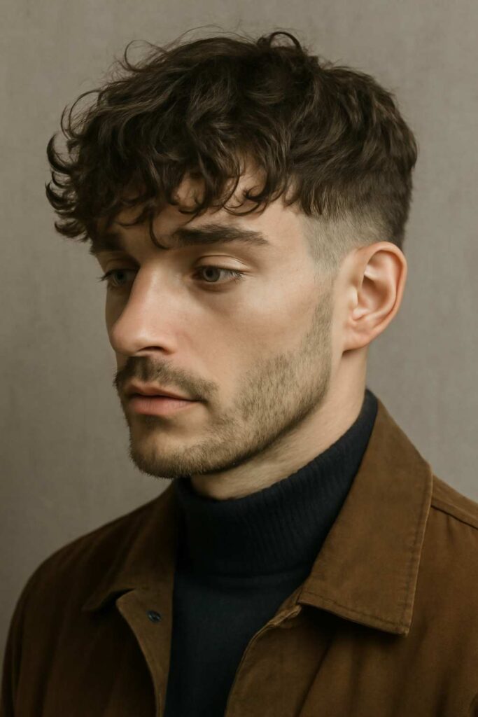 Long Hair Low Taper Fade Ideas 2 Long Wavy Fringe with Low Taper