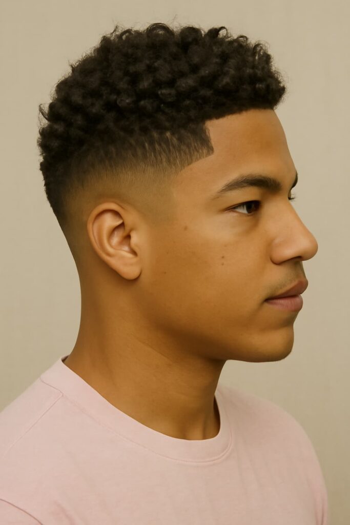 Low Drop Fade 21 Low Drop Fade on Coarse Hair