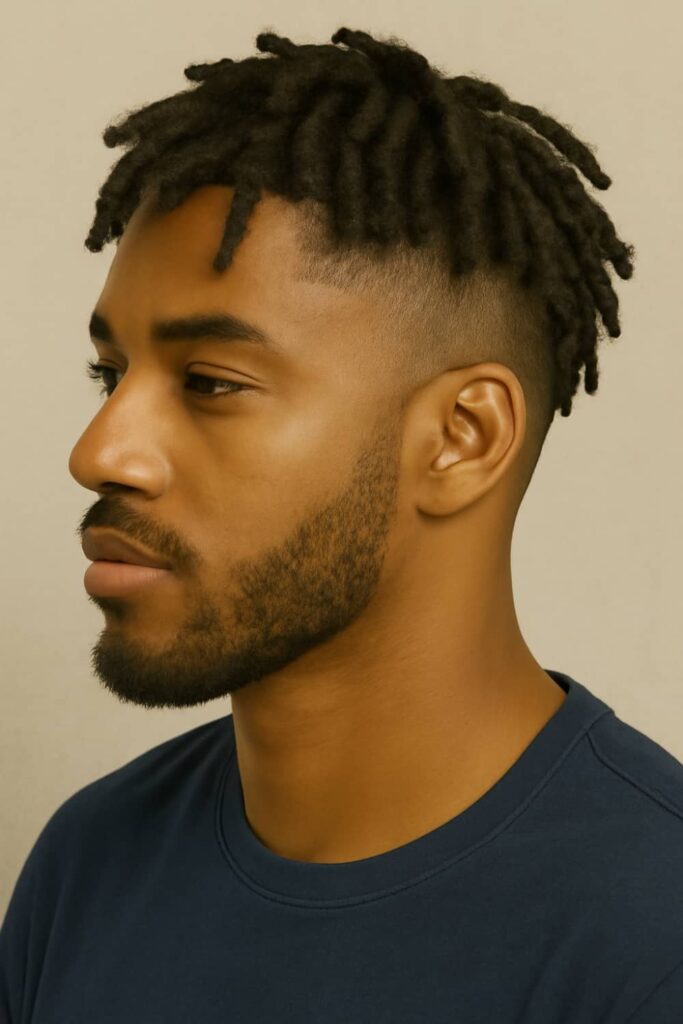 Low Drop Fade 13 Low Drop Fade with Dreads