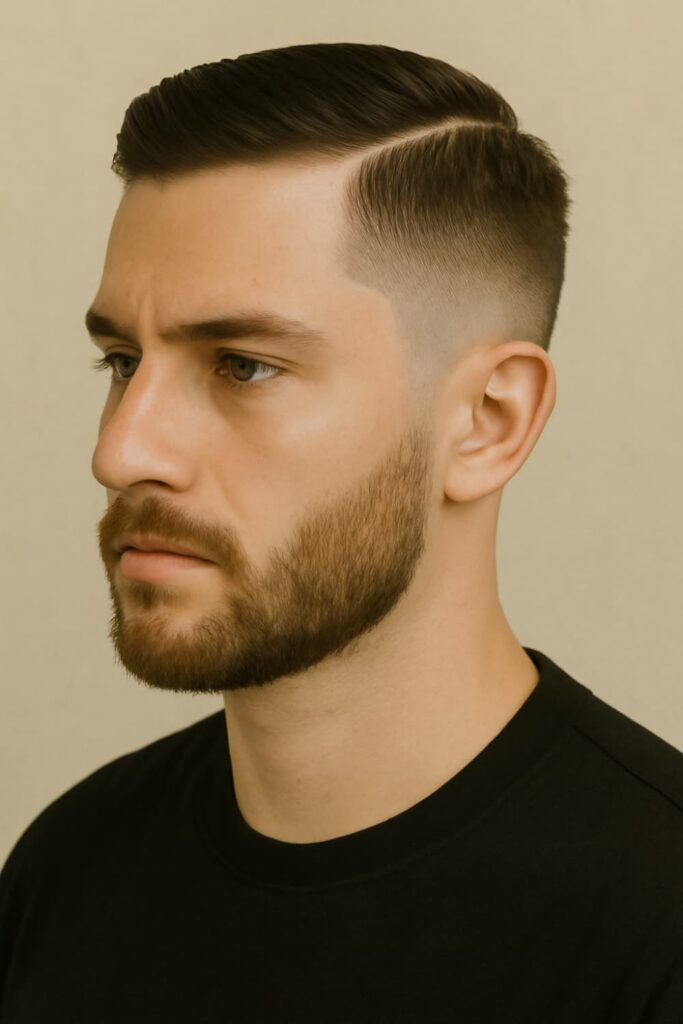 Low Drop Fade 20 Low Drop Fade with Hard Part