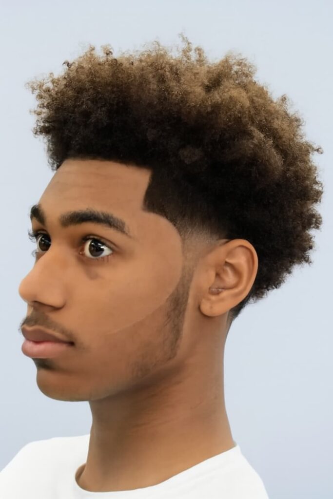 Low Taper Fade Black Male