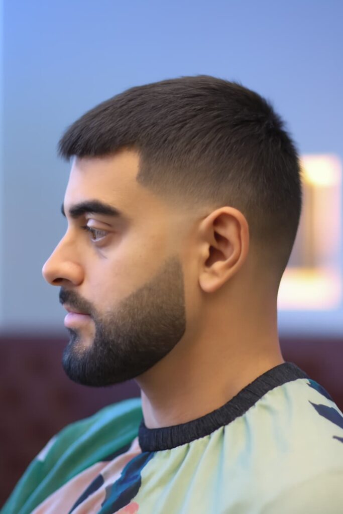 Low Taper Fade Buzz Cut