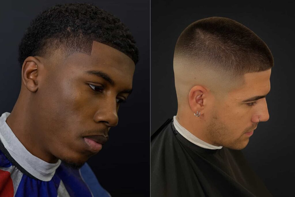 Low Taper Fade vs Buzz Cut