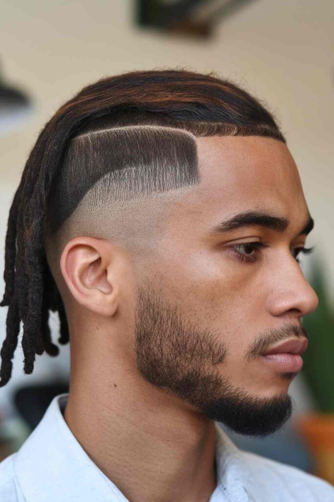Low Taper Fade for Black Men 18 Low Taper Fade with Sideburns