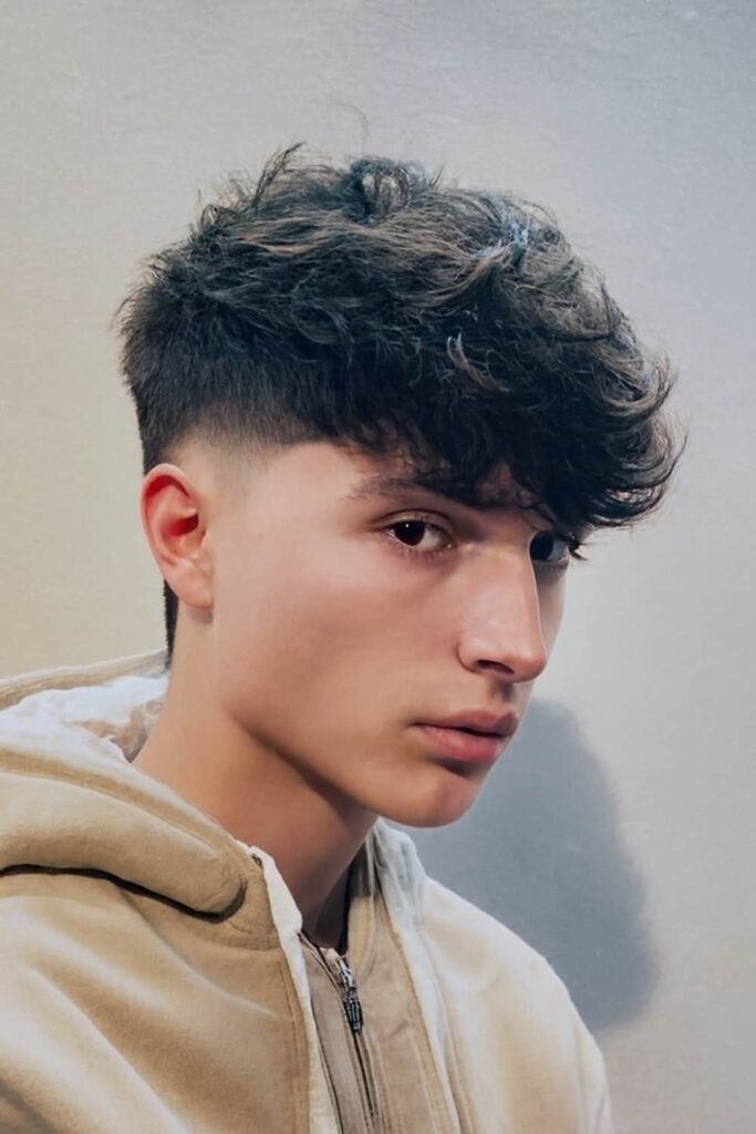 Puffy Hair with Fade