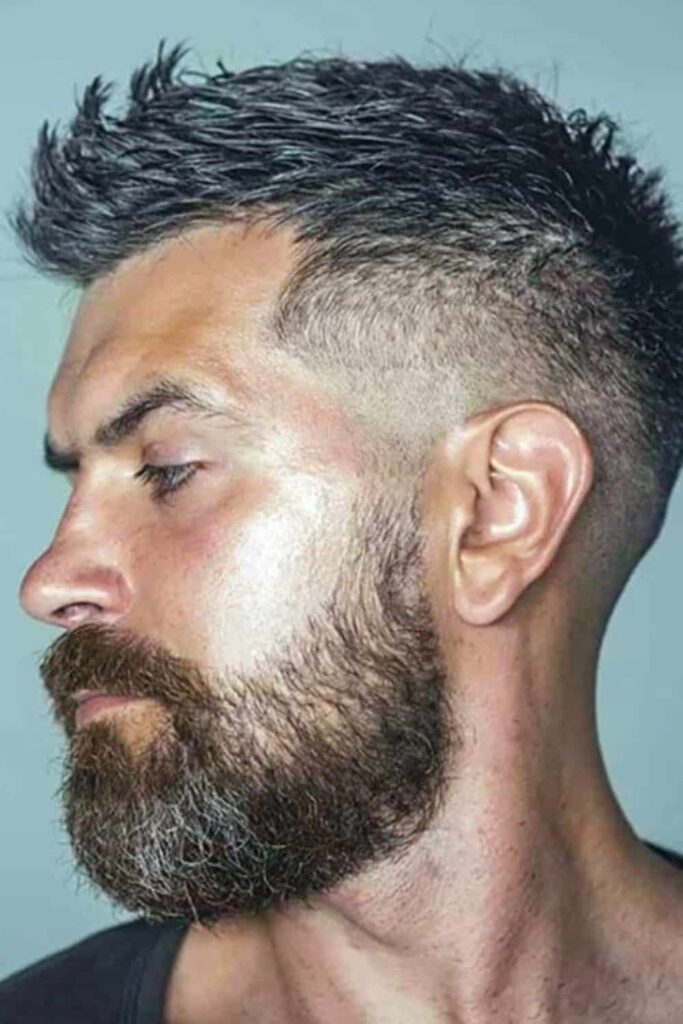 Low Taper Fade for Straight Hair 34 Short Hair with Low Taper Fade