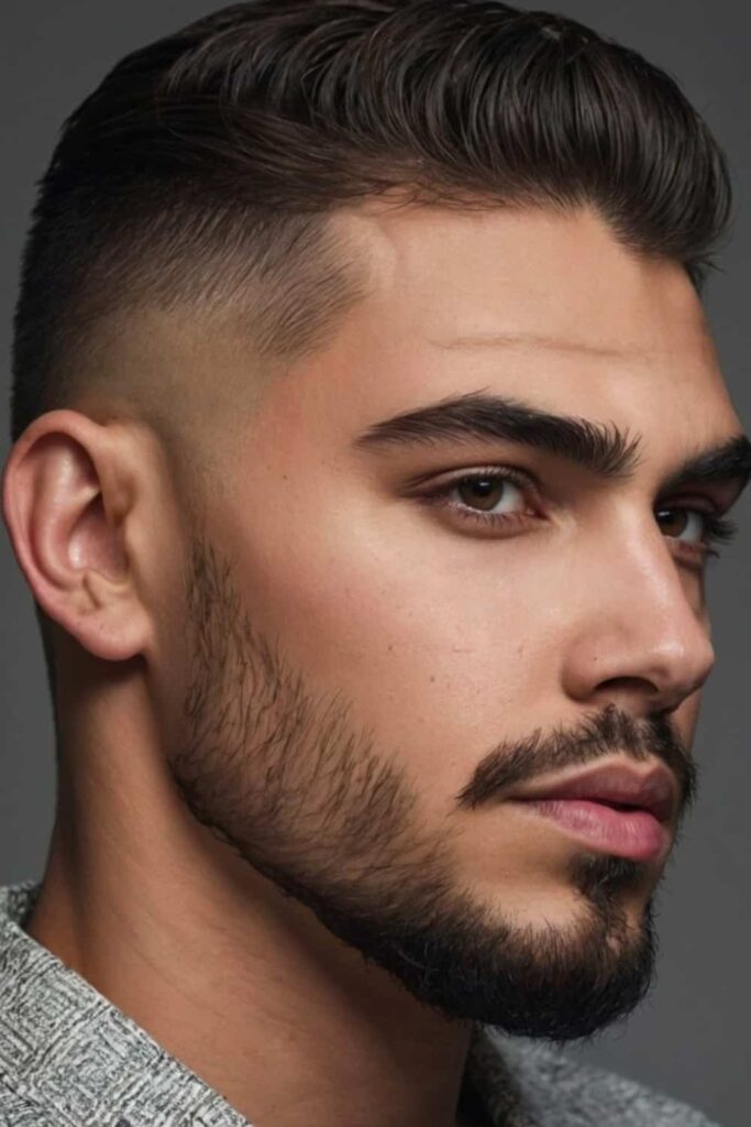 Low Taper Fade for Straight Hair 17 Sophisticated Slick Back with Low Taper Fade