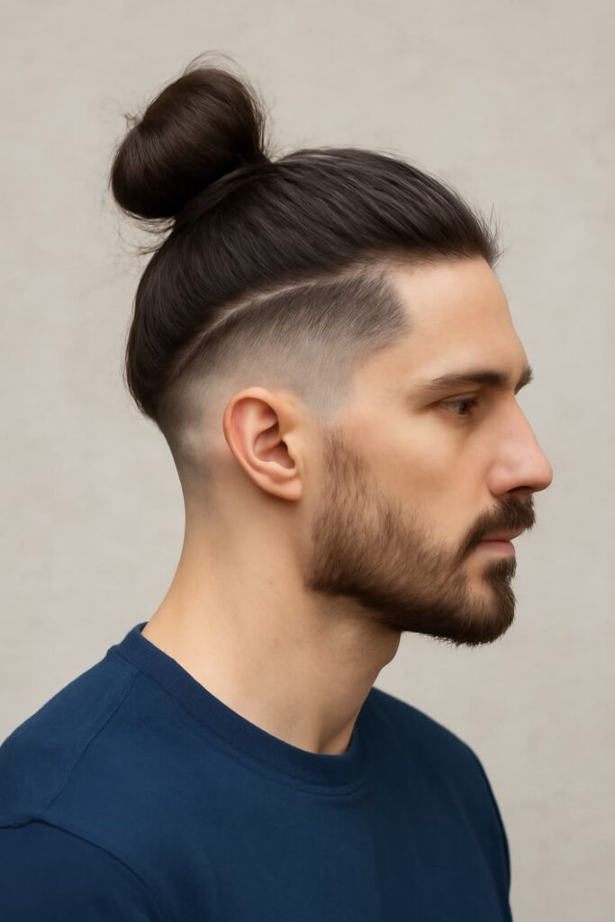 Long Hair Low Taper Fade Ideas 10 Textured Long Layers with Low Taper