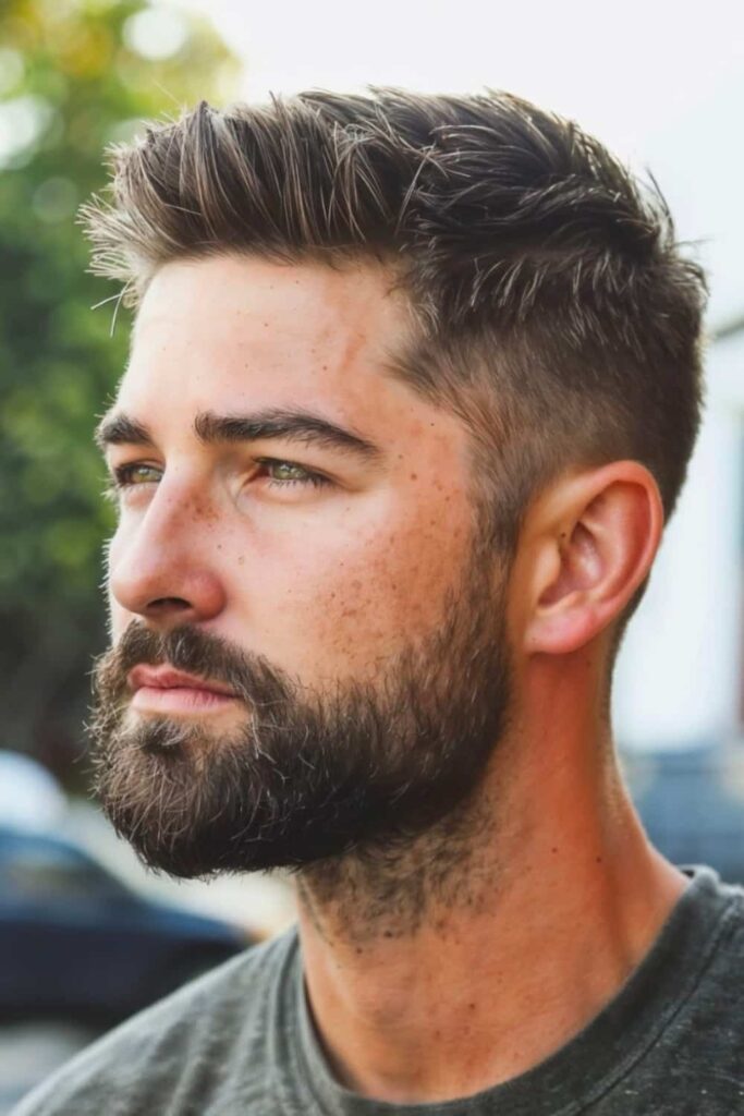 Low Taper Fade for Straight Hair 12 Urban Rugged with Low Taper Fade