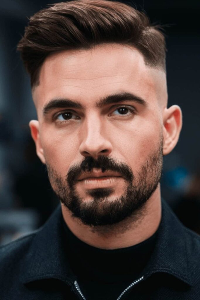 Low Taper Fade for Straight Hair 7 Youthful Spunk with Low Taper Fade