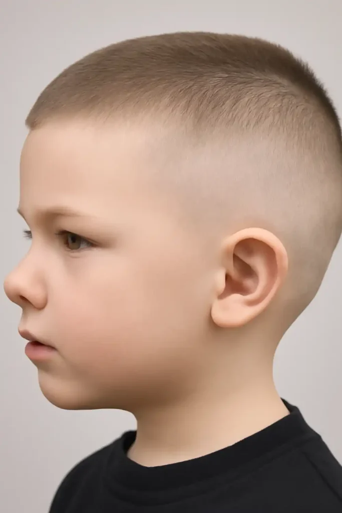 Buzz Cut with Fade on Sides