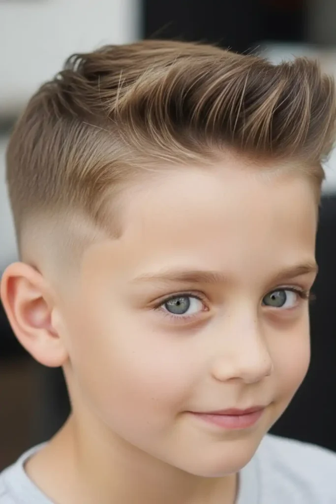 Classic Low Fade with Textured Top