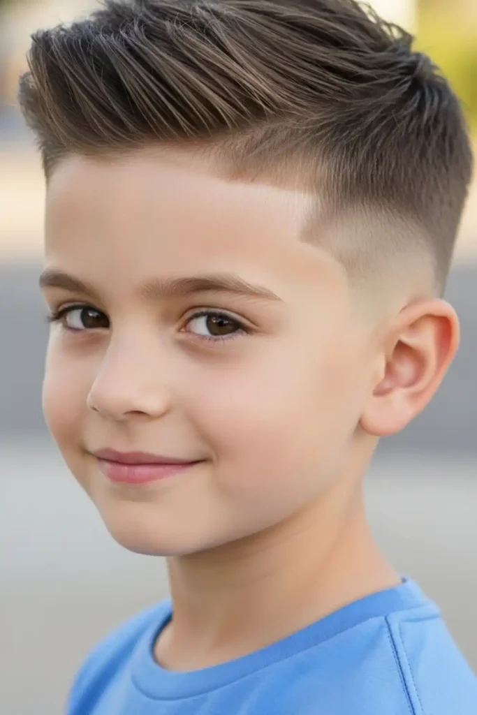 High Fade with Short Top