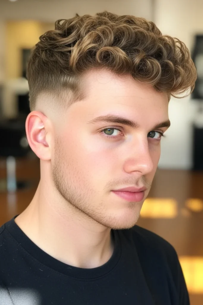 Broccoli Style with Low Taper Fade