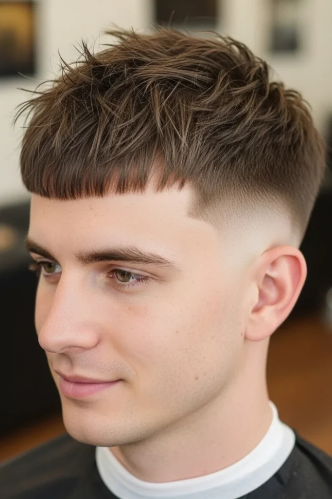 Fringe with Low Taper Fade