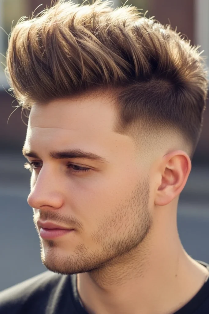 Low Taper Fade Blowout