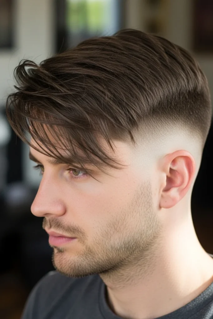 Low Taper Fade Straight Hair (2)