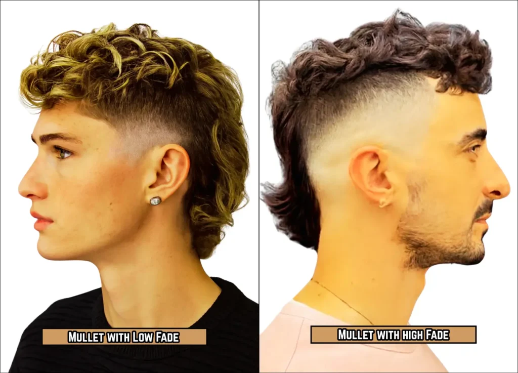 Mullet with Low Fade vs. High Fade