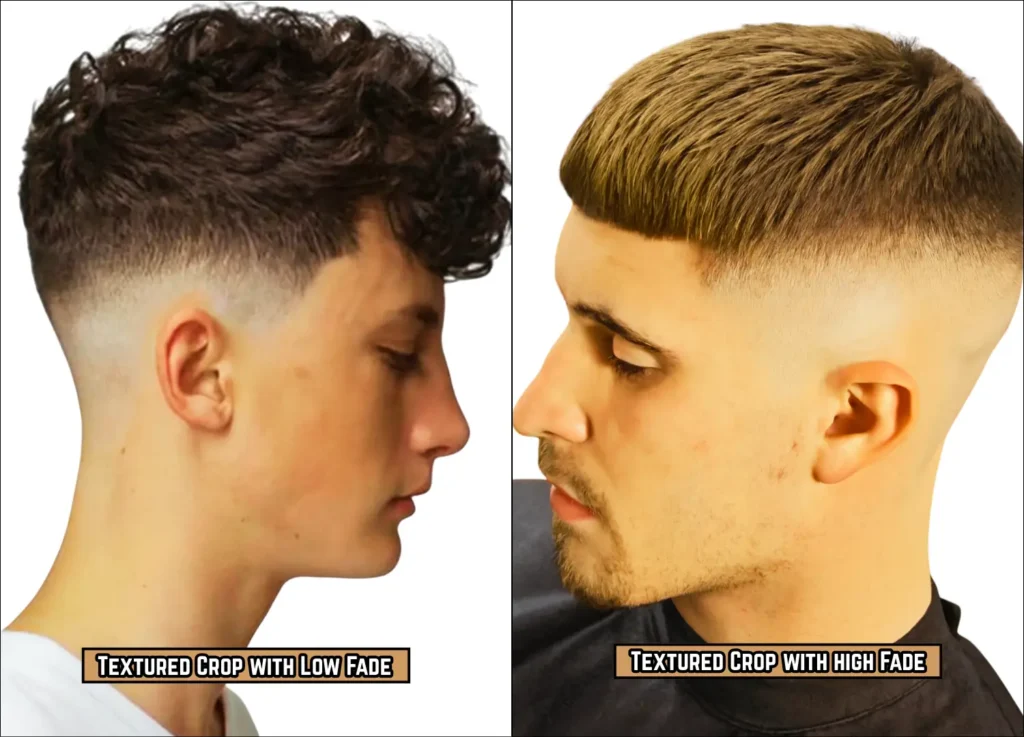 Textured Crop with Low Fade vs. High Fade