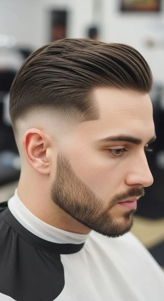 Gentleman’s Cut with Low Bald Fade
